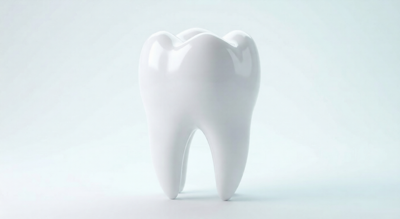 Professional dentist performing dental examination